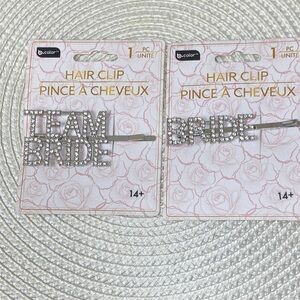 Bride &  Team Bride Hair Clips